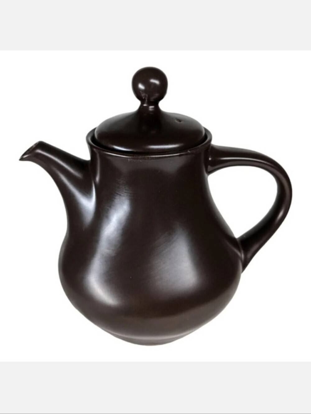 Noritake Folkstone Genuine Stoneware  Teapot 4 Cups Brown